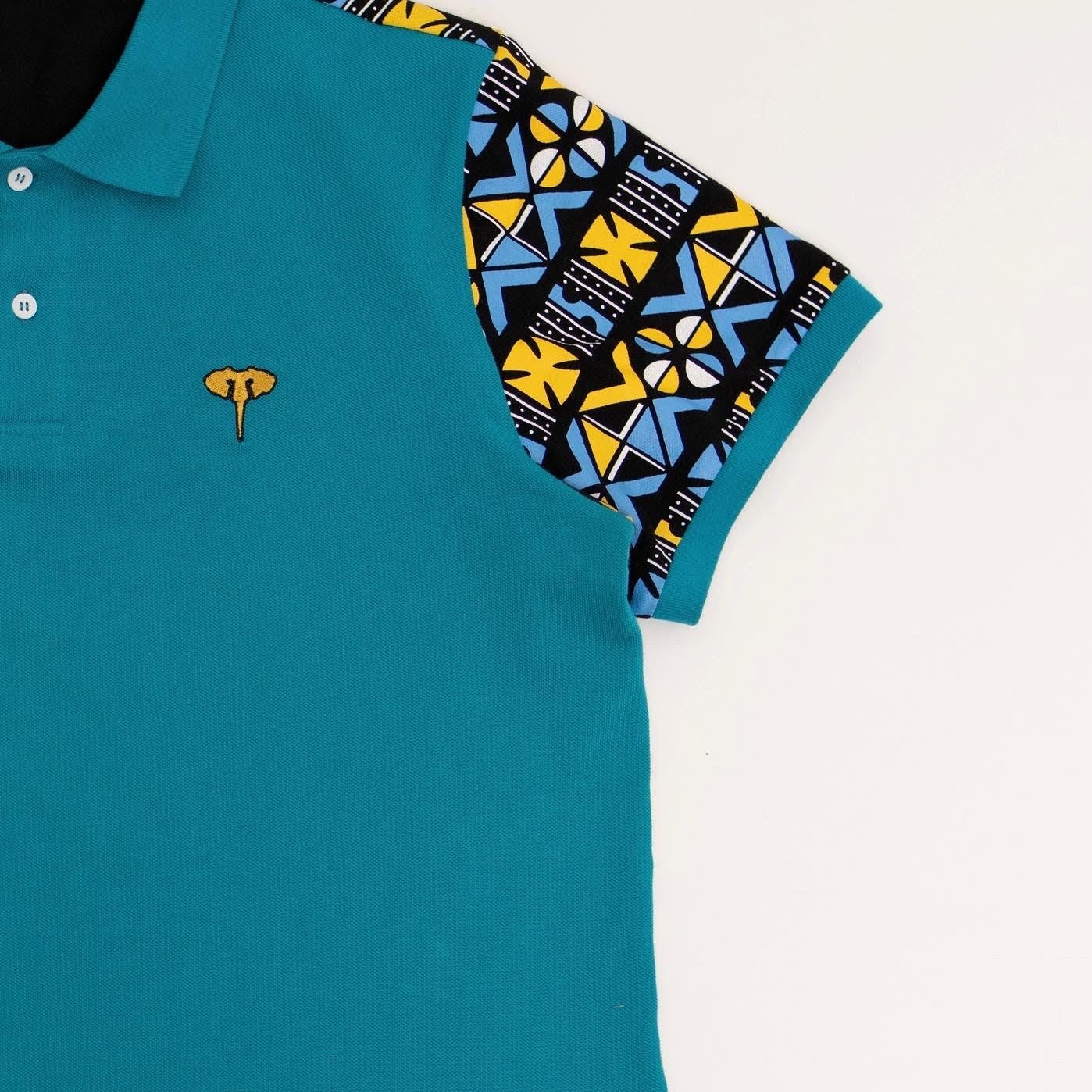 Calm wool-blend polo shirt